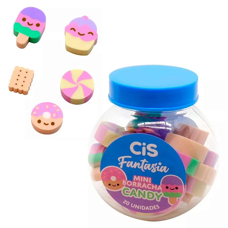 BORRACHA DECORADA CIS FANTASIA MINI CANDY (S) POTE-20 55.3409 - SERTIC