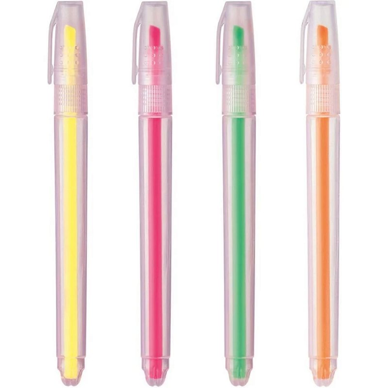 CANETA MARCA TEXTO BAZZE 4CORES POLYBAG UNIDADE 904096 - SUMMIT