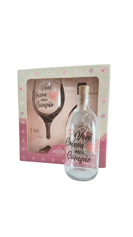 Taça Gin Vidro Tenho Paciencia porém, Assintomática Base lollypop 600ml