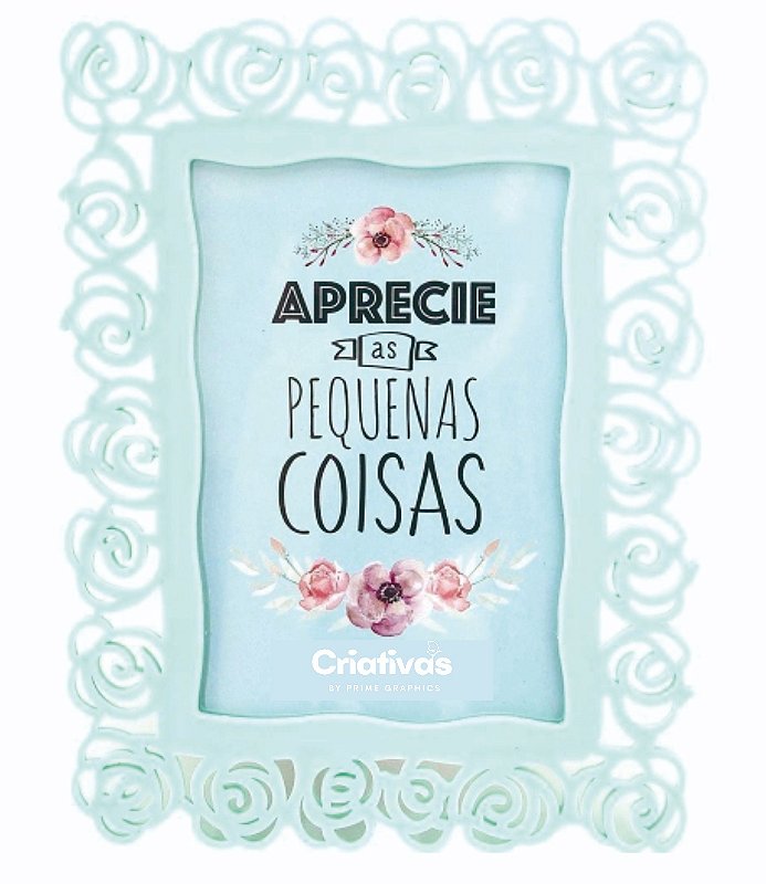 Porta retrato foto floral 10x15