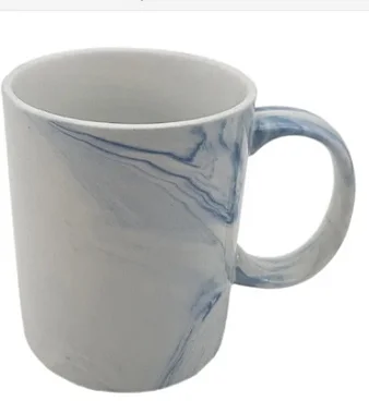 Caneca Mármore Rosa de Porcelana Resinada (325ml)